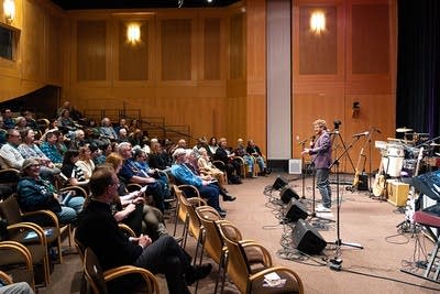 crowd at live recording of the local show