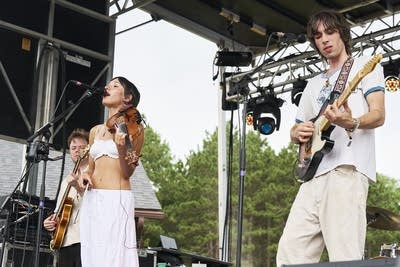 The Wildmans at the 2025 Blue Ox festival in Eau Claire, Wisconsin