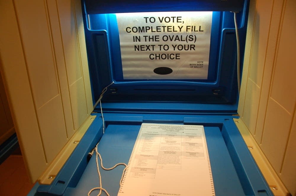 Uncompleted ballot