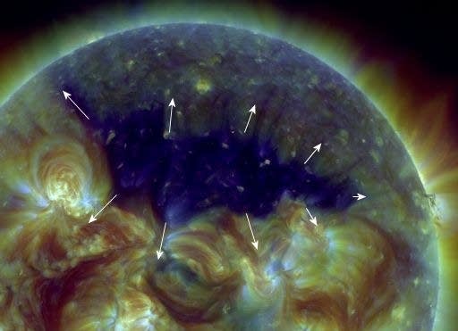 July 19 - coronal hole