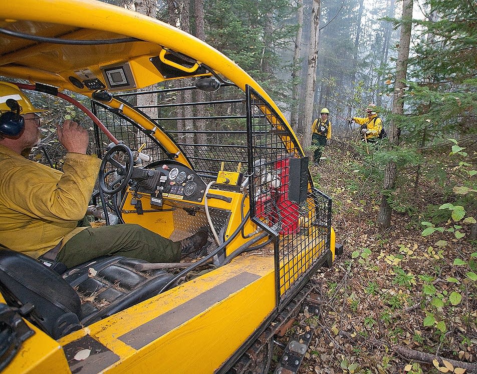 Using heavy equipment
