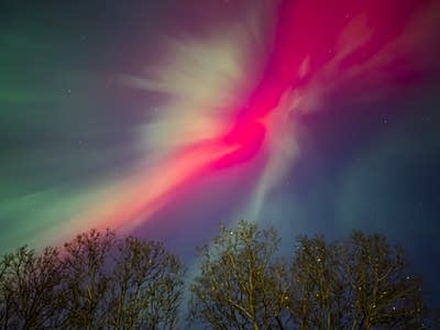 aurora from Lake Hiawatha