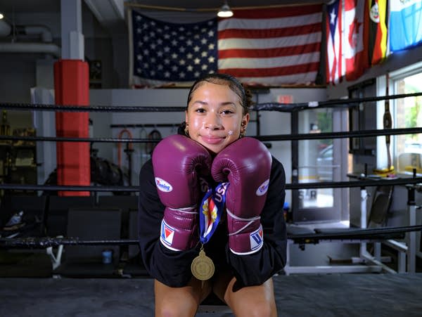 Natalia Young, 14, won the national title in her division