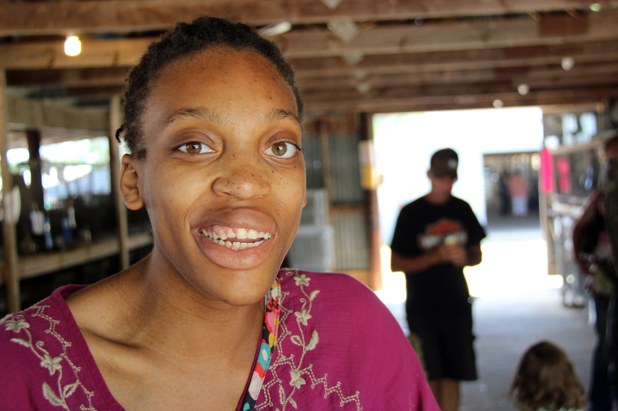 Victoria Stumbl, 29, said Medicaid pays for her family's health care.
