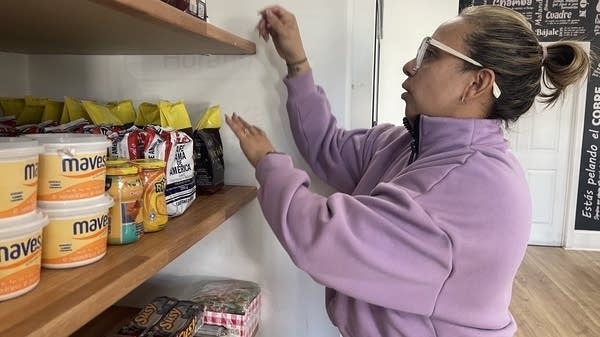 Leidelyn Castellanos opened La Pradera Latin Market in 2019, catering to a Venezuelan population that has grown to roughly 75,000 people in the Houston metro area.