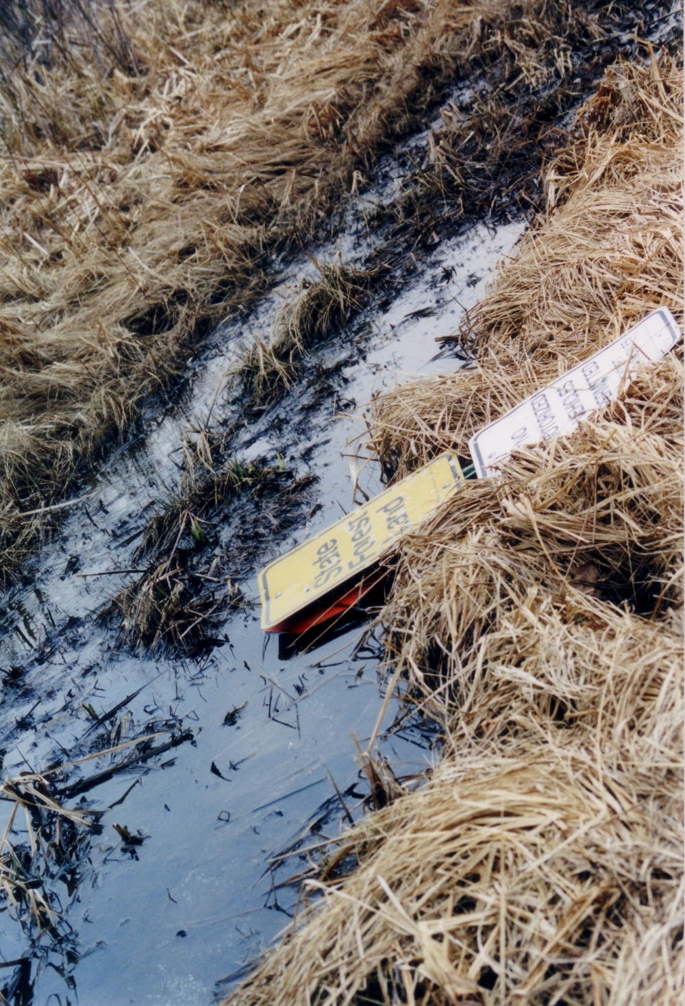 Sign down
