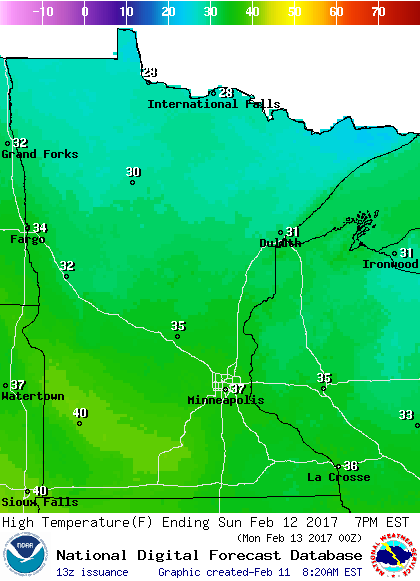 Mild weekend; shower chance late Saturday