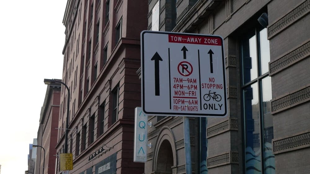 Bike sign
