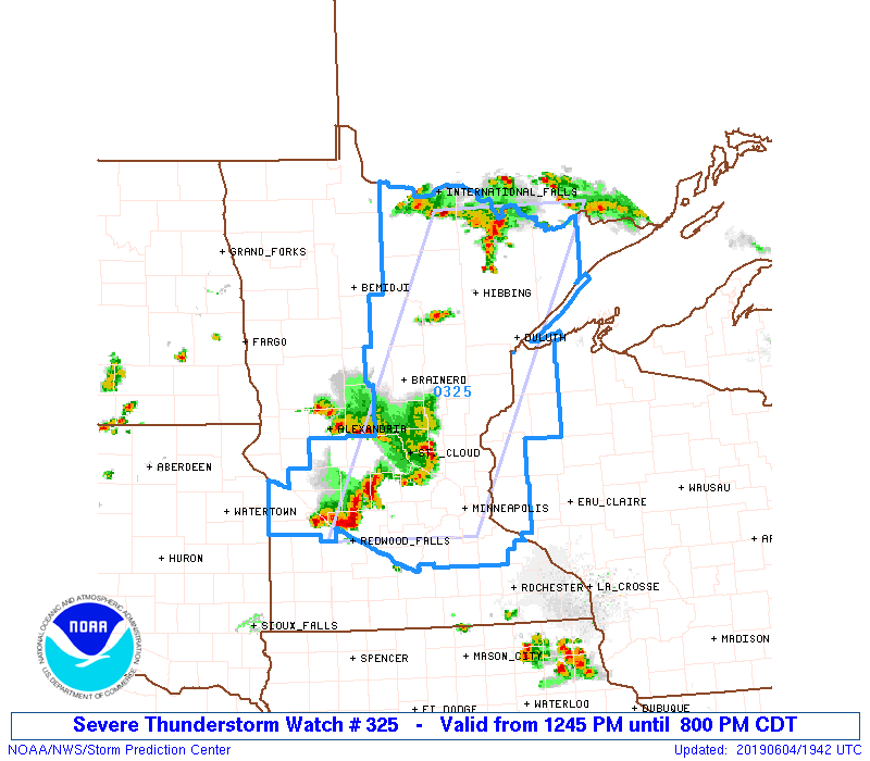 Severe thunderstorm watch until 8 p.m.