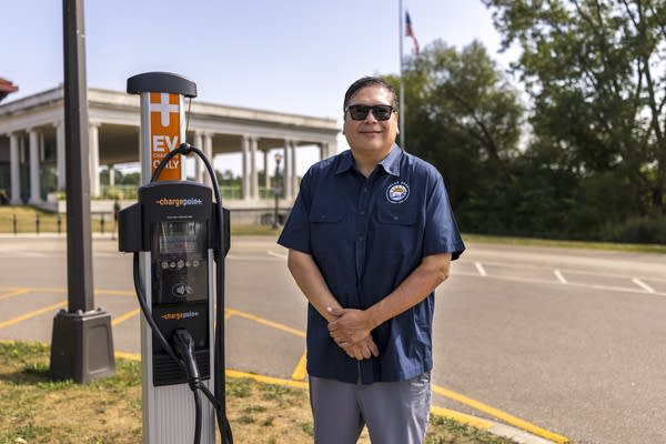 Native energy entrepreneur Bob Blake poses for a portrait
