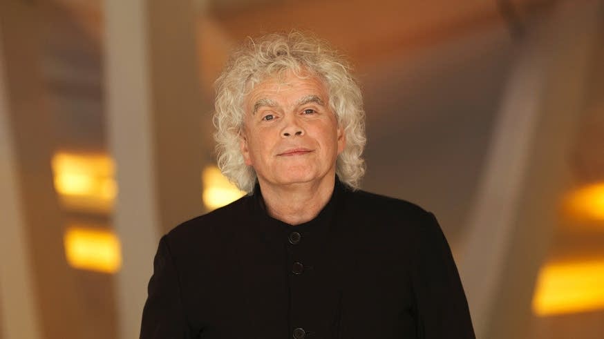 Simon Rattle of the Berliner Philharmoniker