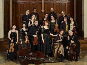 Members of the baroque orchestra, Apollo's Fire.