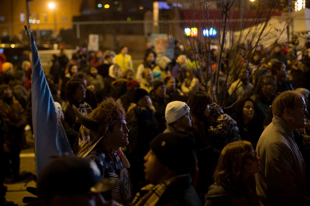 Redskins protest