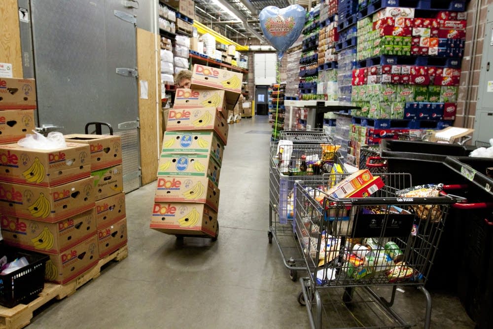 Redistributing groceries