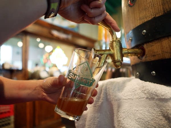 Cask beer