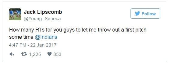 Baseball fan tries to tweet his way to the pitcher’s mound