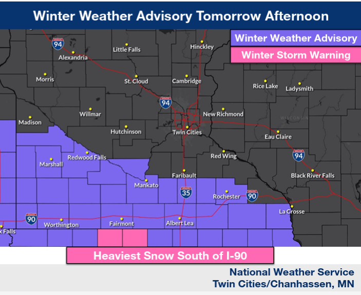 Winter weather advisory