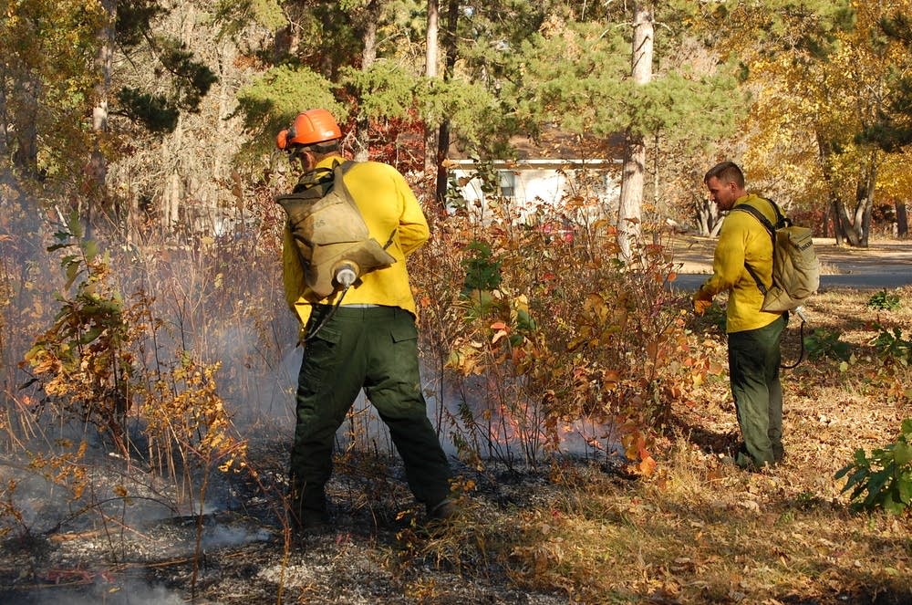 Red Lake fire crew
