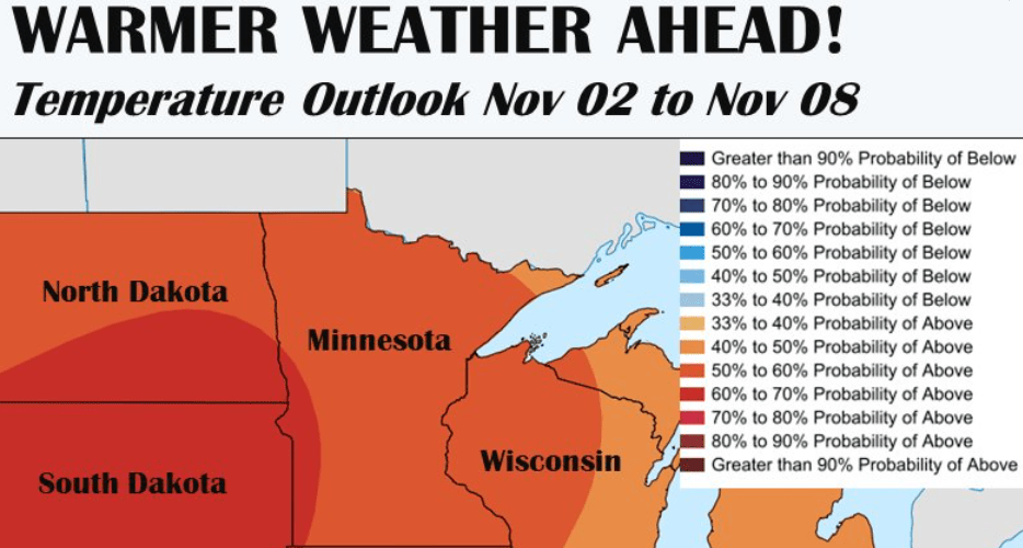 Minnesota breaks out of the recent cold spell MPR News