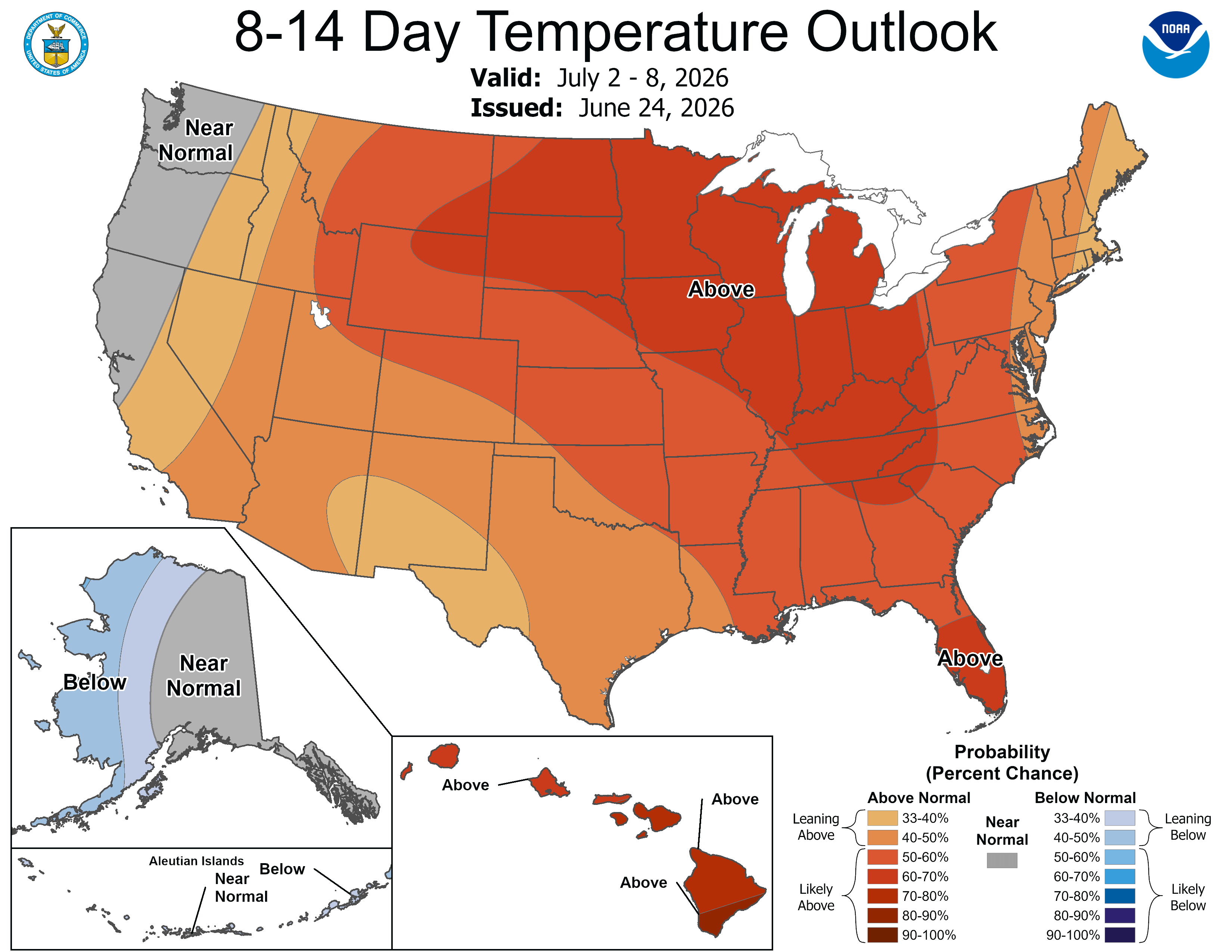 Hot after the next week