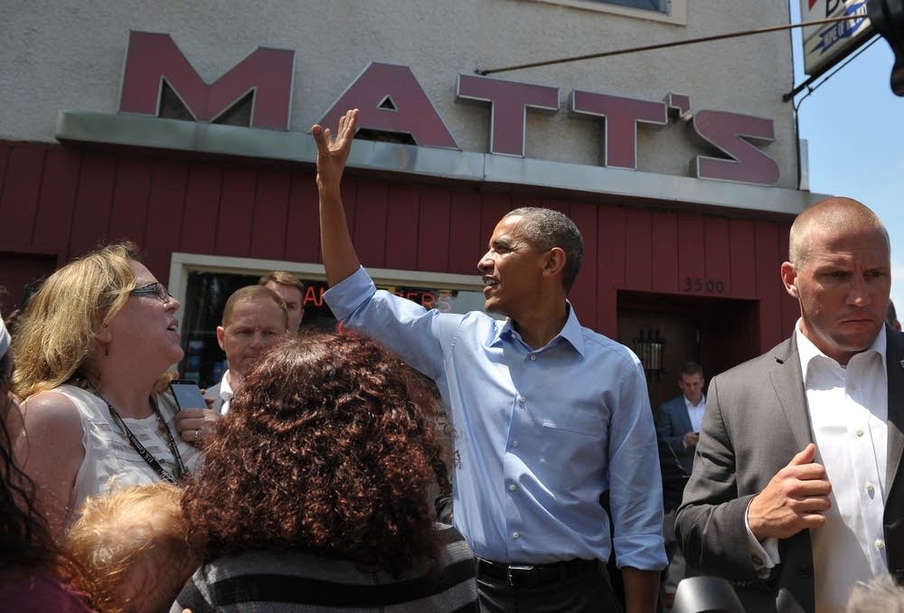 President Obama at Matt's Bar