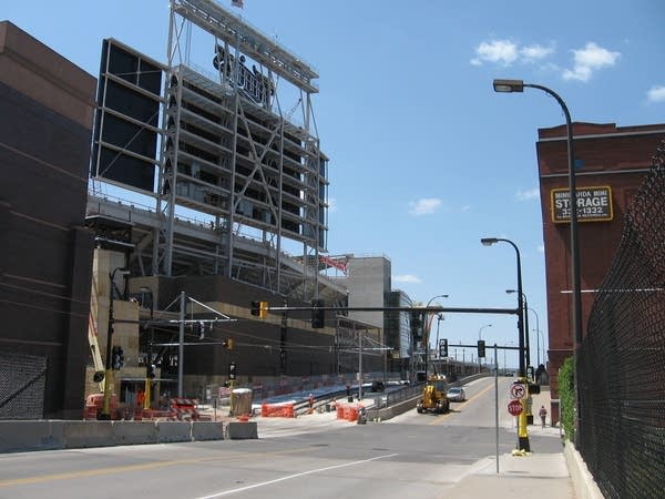 New business slow to move in around Target Field