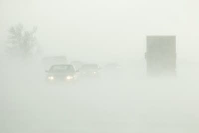 Drivers had near zero visibility in SW Minn.