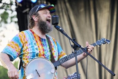 Pert Near Sandstone at the 2025 Blue Ox festival in Eau Claire, Wisconsin