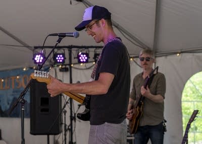 Jack Klatt and band on stage