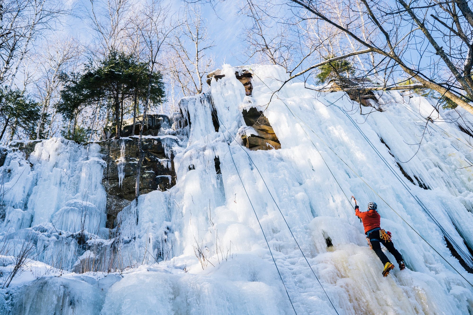 Sandstone hopes to be a MN ice climbing mecca, if the ice holds out