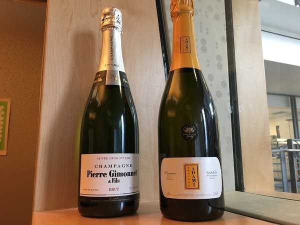 champagne and prosecco