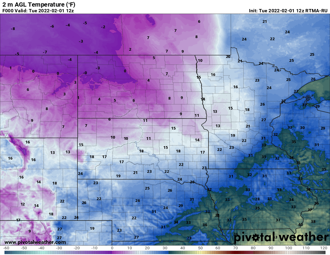 Cold air pushes into Minnesota with gusty winds