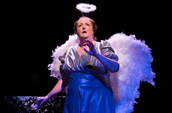 A person on stage