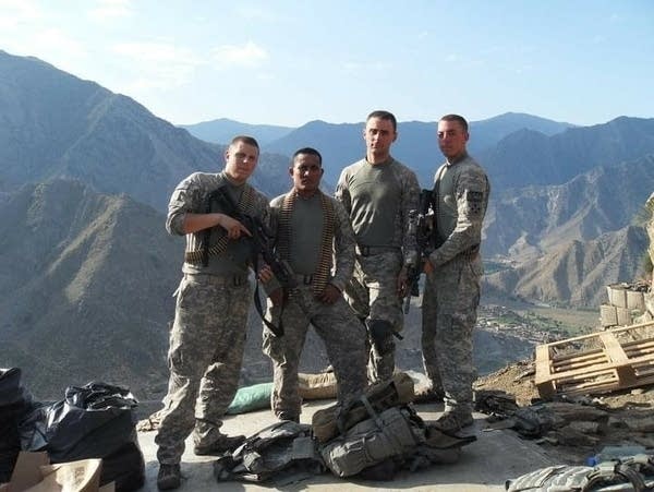 Soldiers serving in Afghanistan