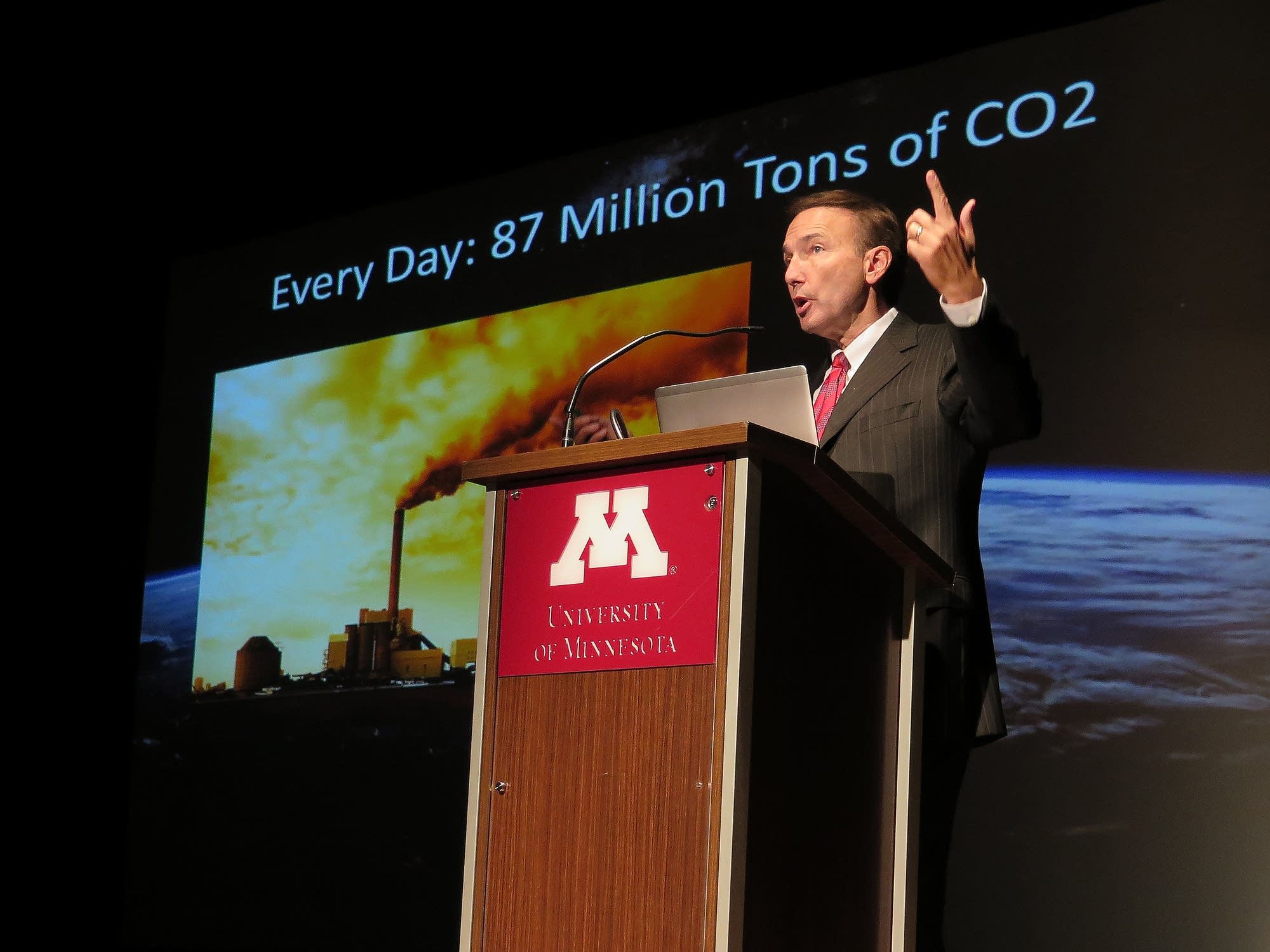 Paul Douglas speaks about climate change.