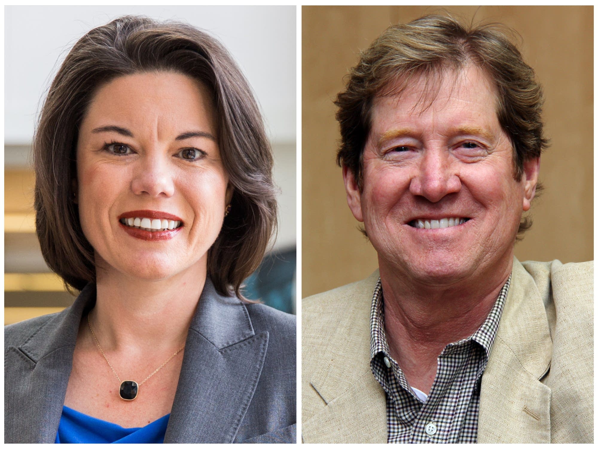 Democrat candidate Angie Craig and Republican incumbent Jason Lewis.