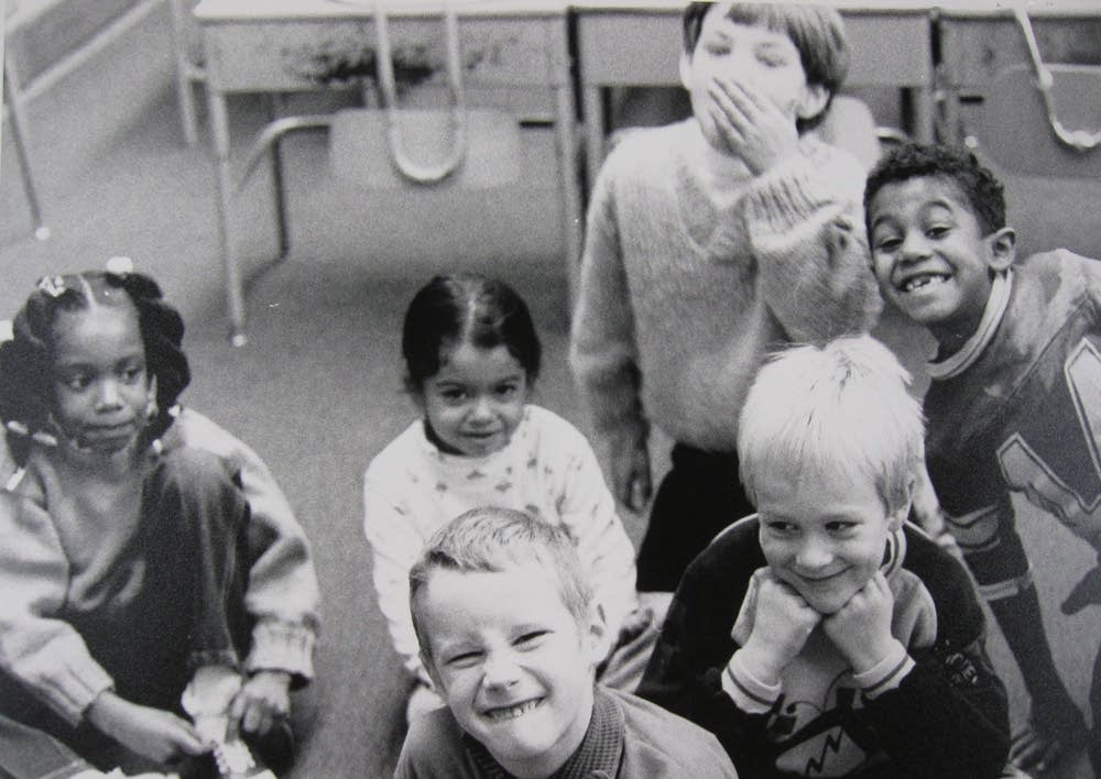 Students at Webster Magnet