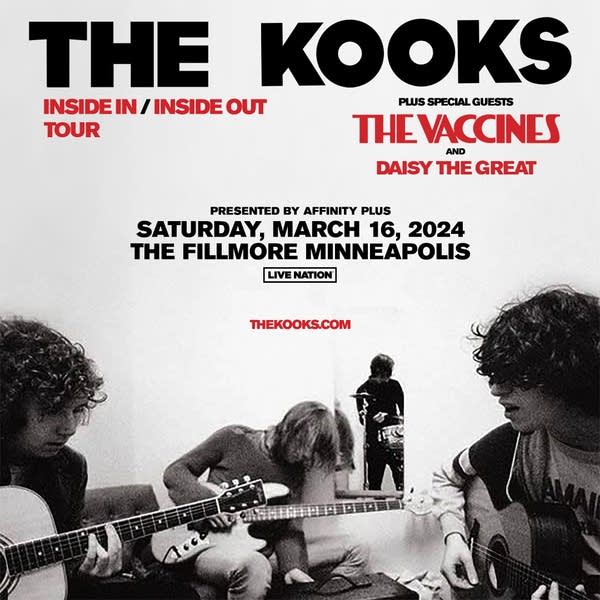 The Kooks Inside In / Inside Out Tour with the Vaccines and Daisy the Great.