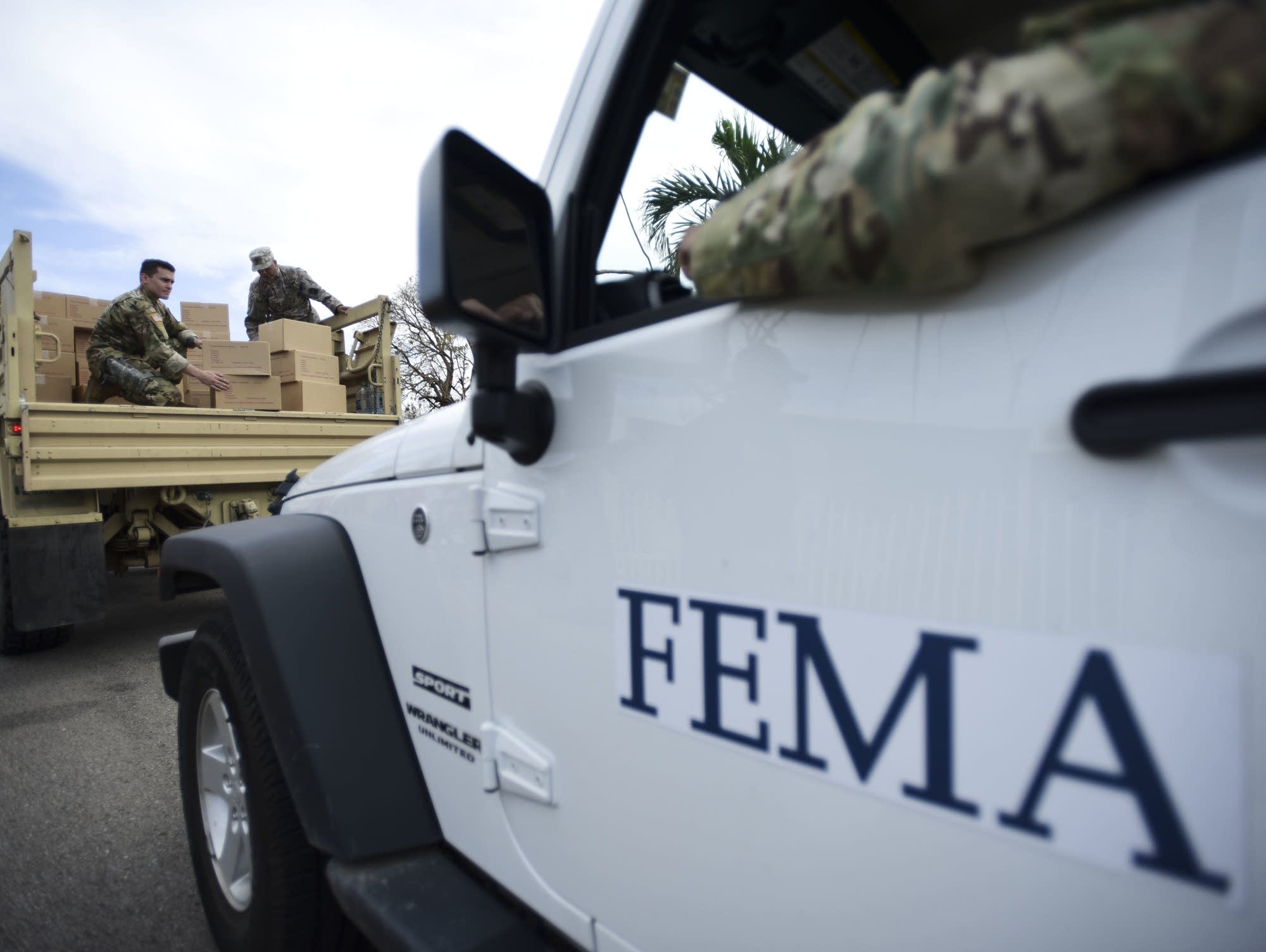 The Federal Emergency Management Agency supply delivery