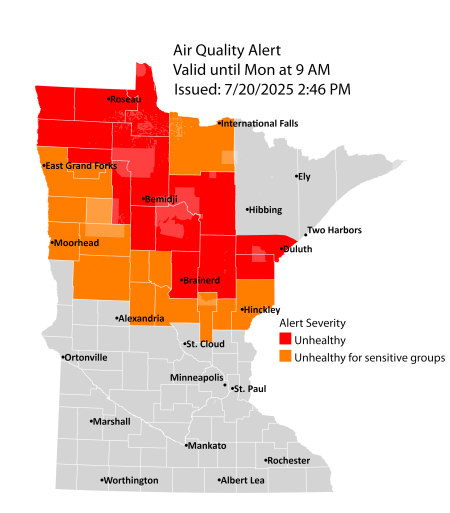 Air quality alert