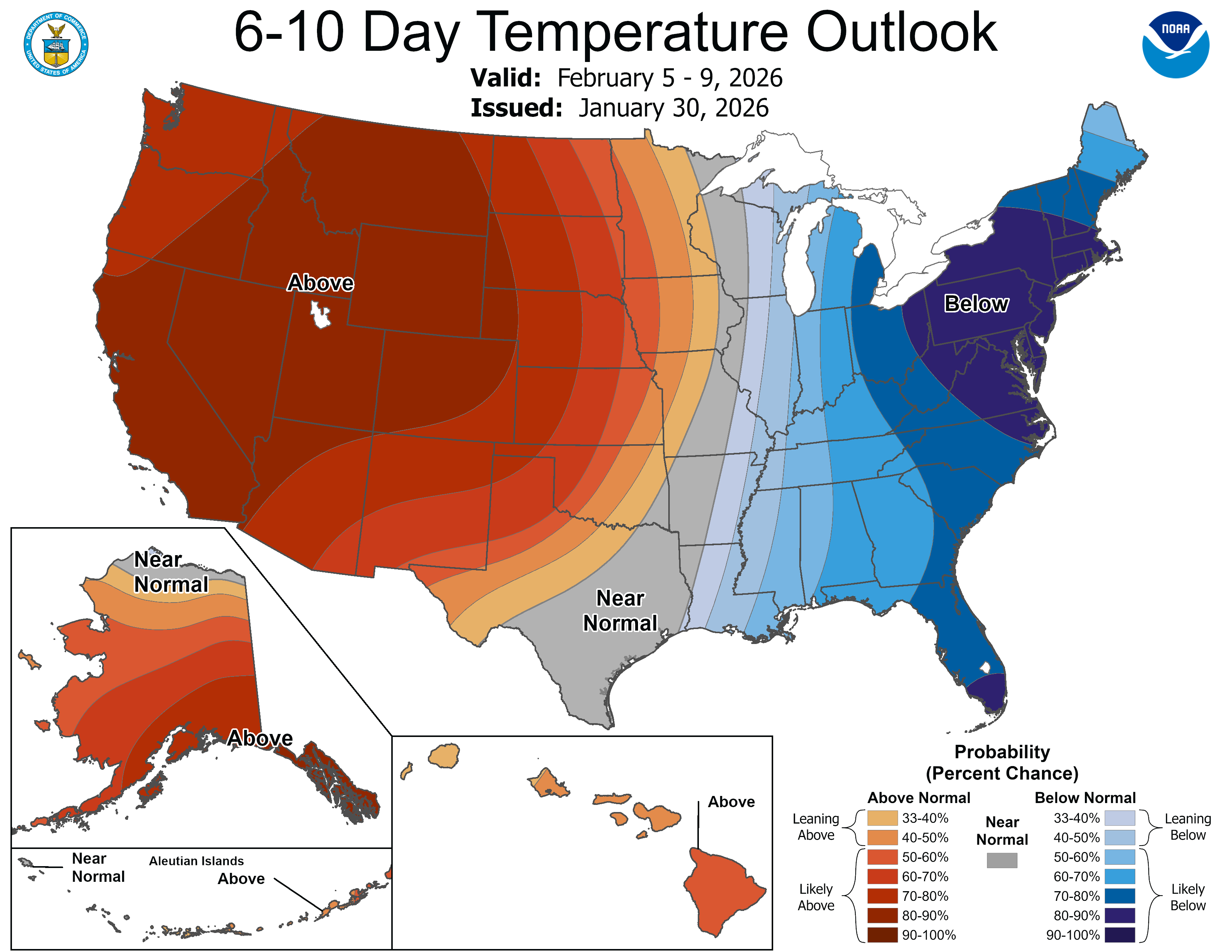 6-10 day temperature outlook
