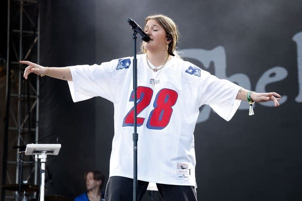 Chelsea Cutler performs during the 2023 Boston Calling Music Festival at Harvard Athletic Complex on May 26, 2023 in Boston, Massachusetts. 