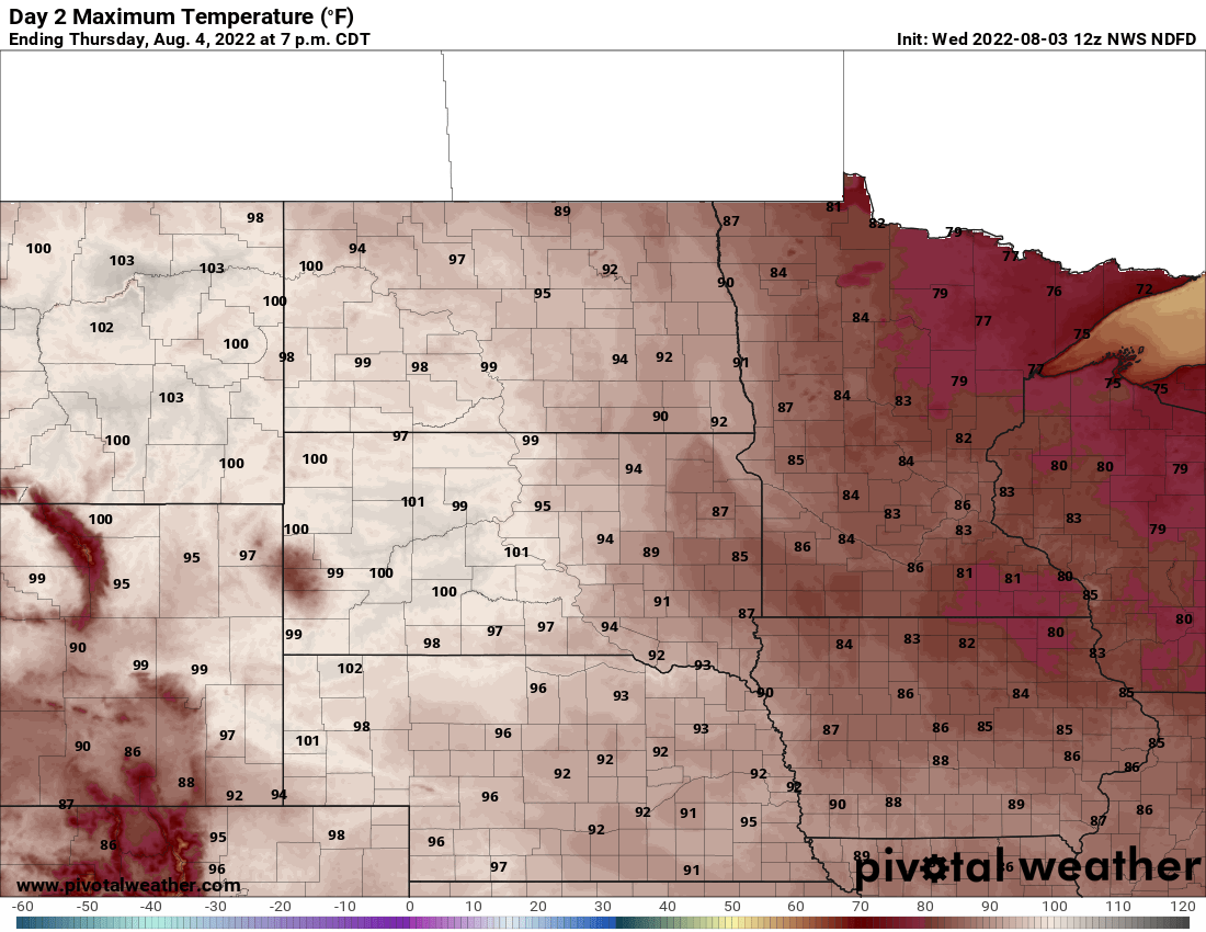 thu highs 8am