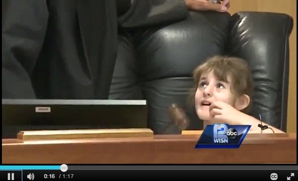 Classmates go to court to see girl adopted