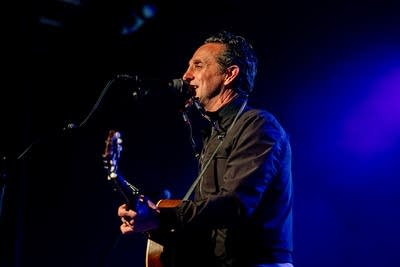 Ike Reilly performing on stage