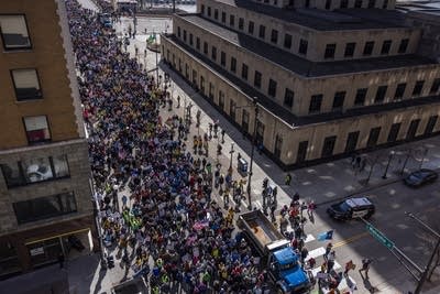 Around 100,000 descended on St. Paul for ‘No Kings’ flagship rally