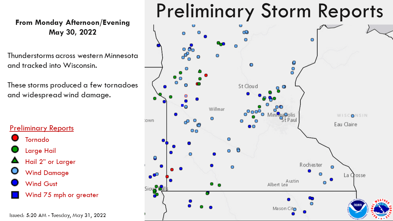 Storm reports MAP