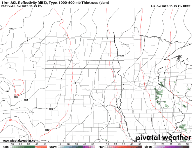 Forecast precipitation Saturday 7 a.m. to 3 p.m.