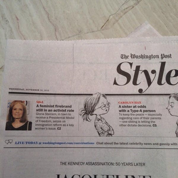 Gloria Steinem in the ‘pink ghetto’