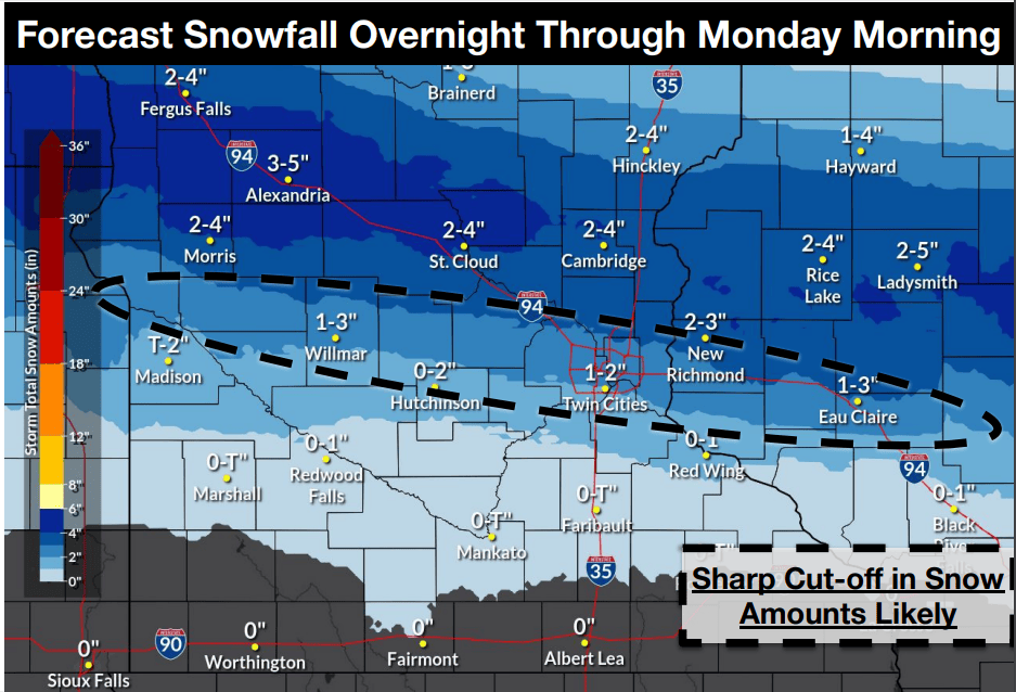 Snowfall potential